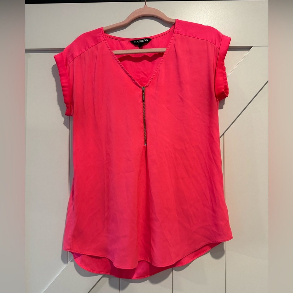 Hot pink express blouse